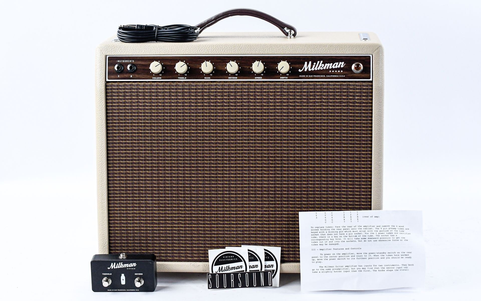 Milkman 5W Half Pint w/ Fane A30 Cream