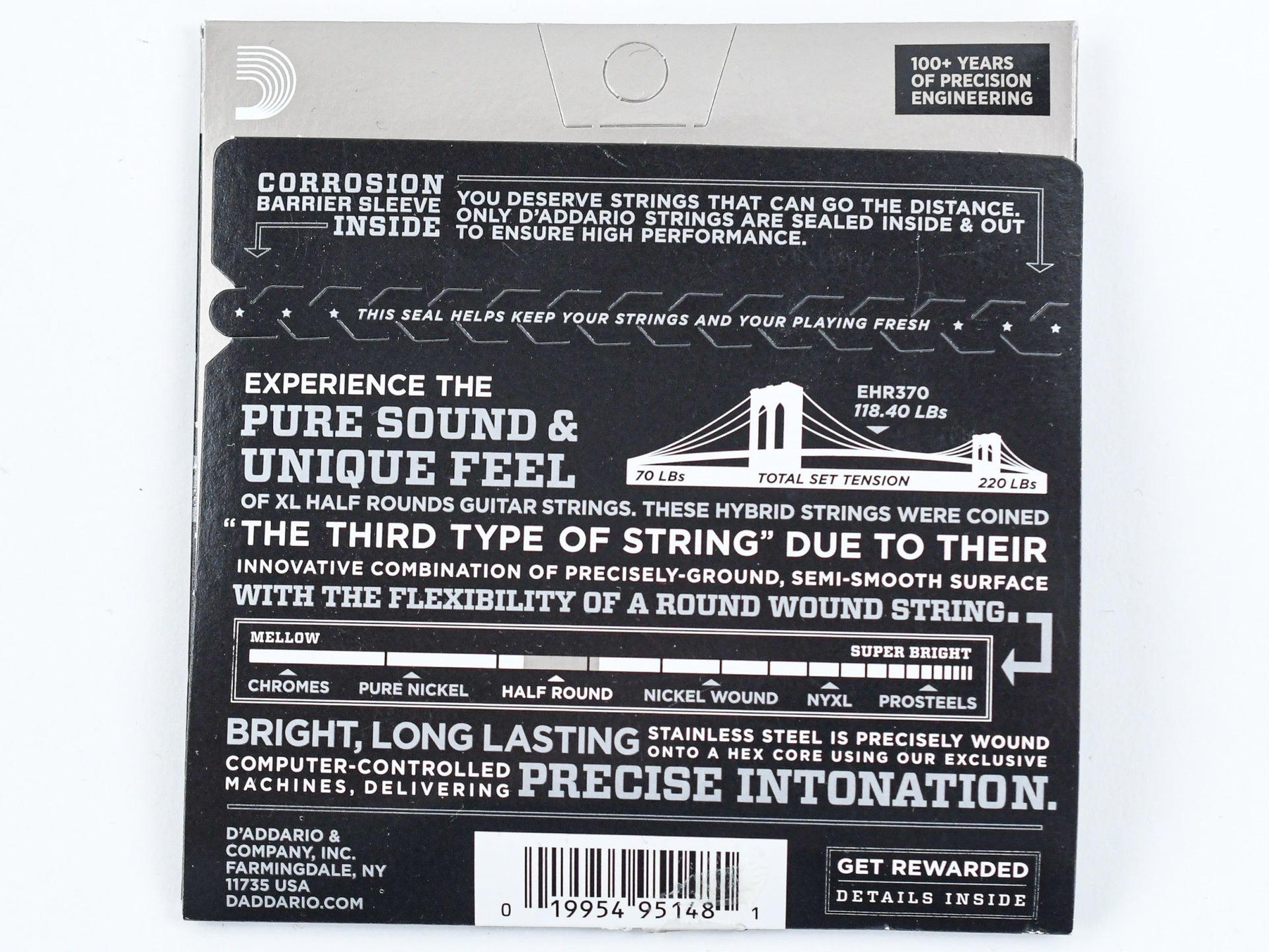 D'Addario EHR370 Half-Rounds 11-49
