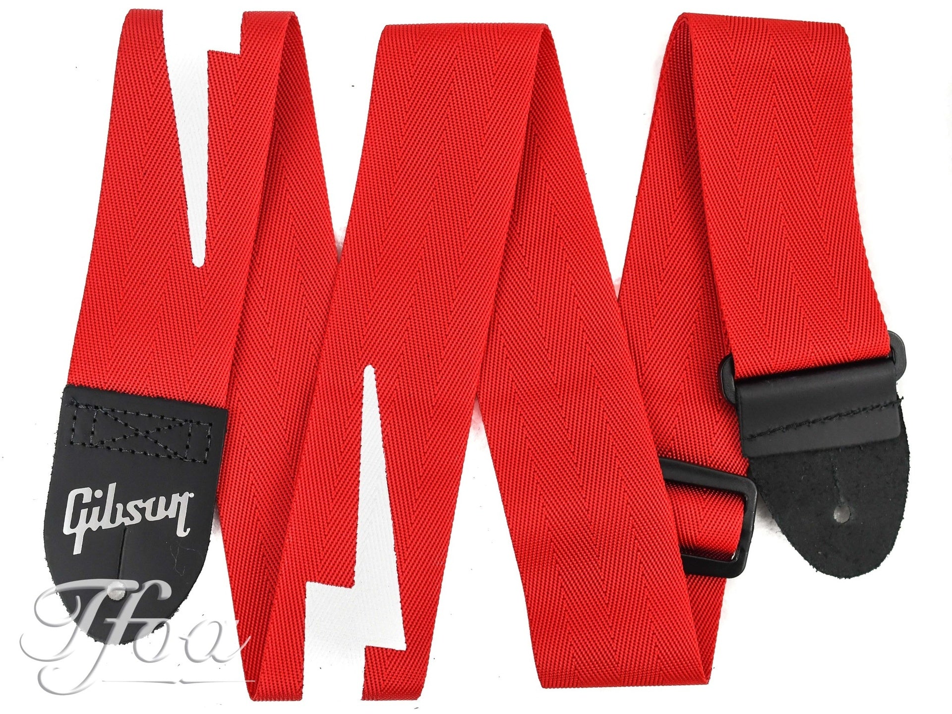 Gibson The Lightning Bolt Seatbelt Strap Red