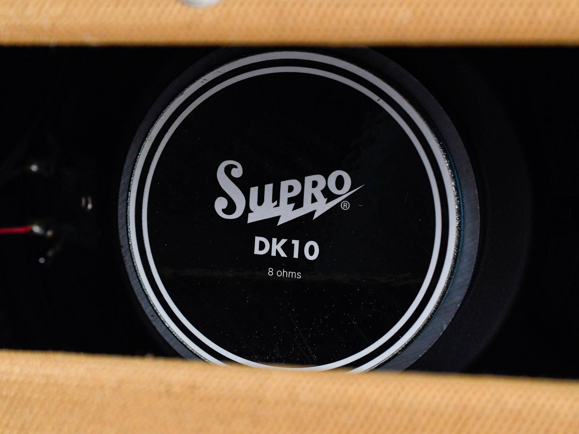 Supro Delta King 10 Tweed Black