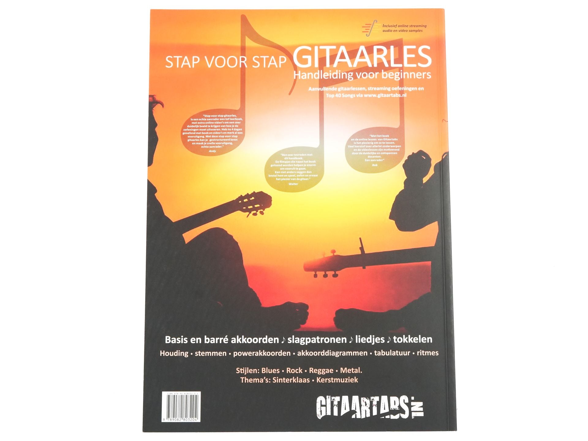 Lesboek Stap voor Stap Gitaarles Gitaartabs