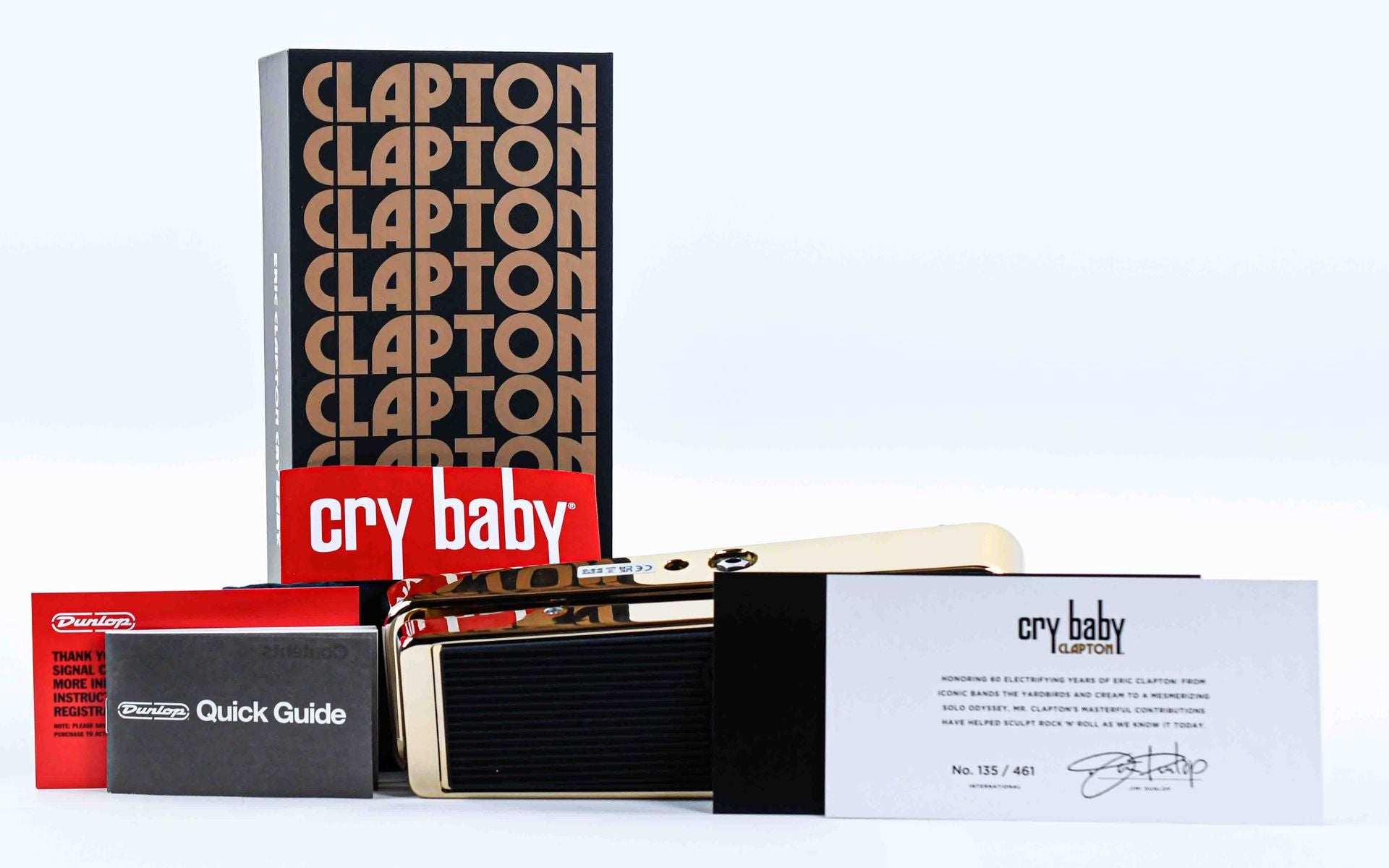 clapton wah pedal Dunlop Eric Clapton Cry Baby Wah