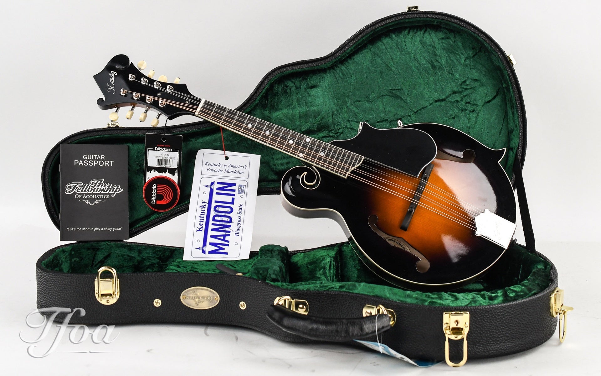 Kentucky KM650 Artist F Model Mandolin Sunburst
