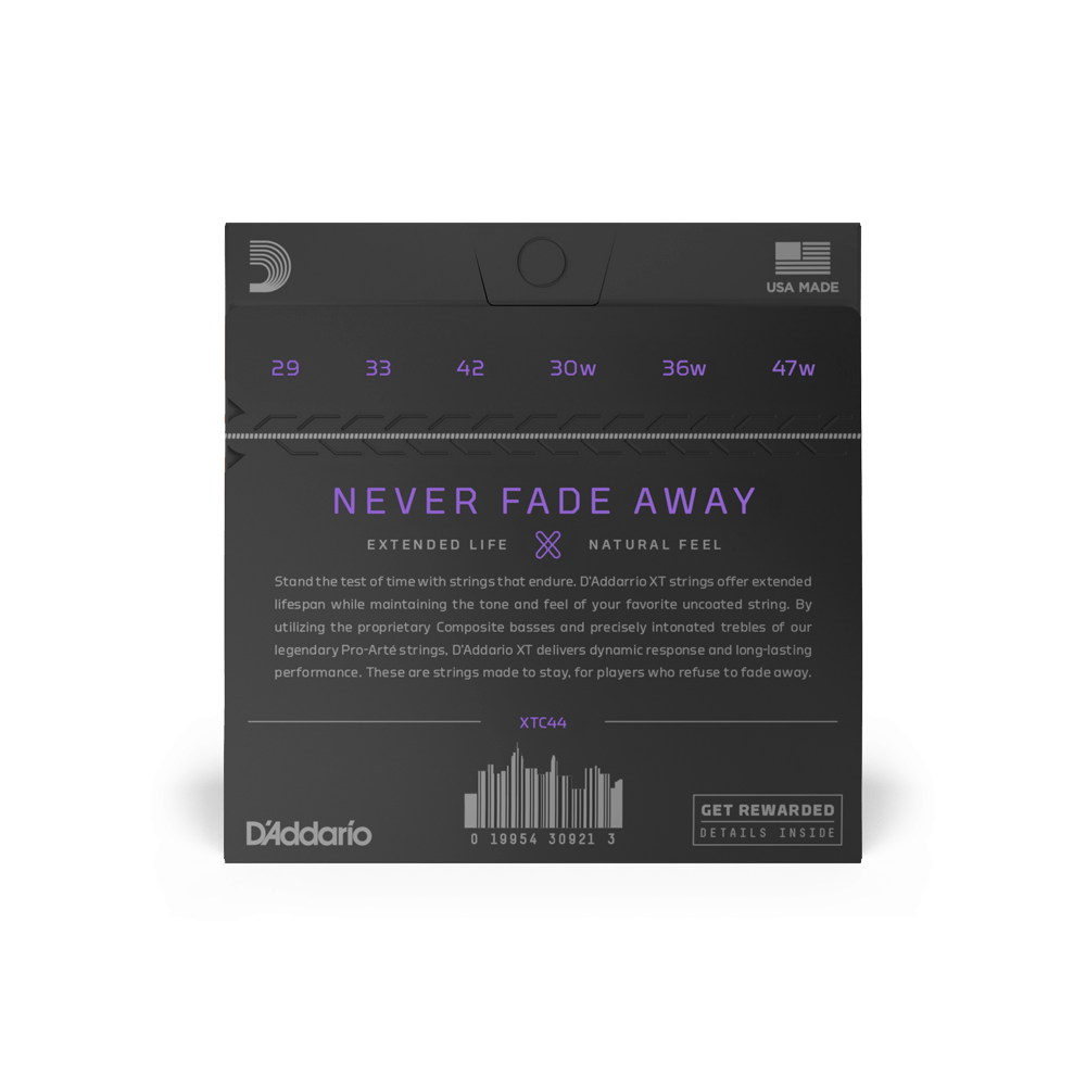 D'Addario XTC44 ST Silver Plated Copper Extra Hard Tension