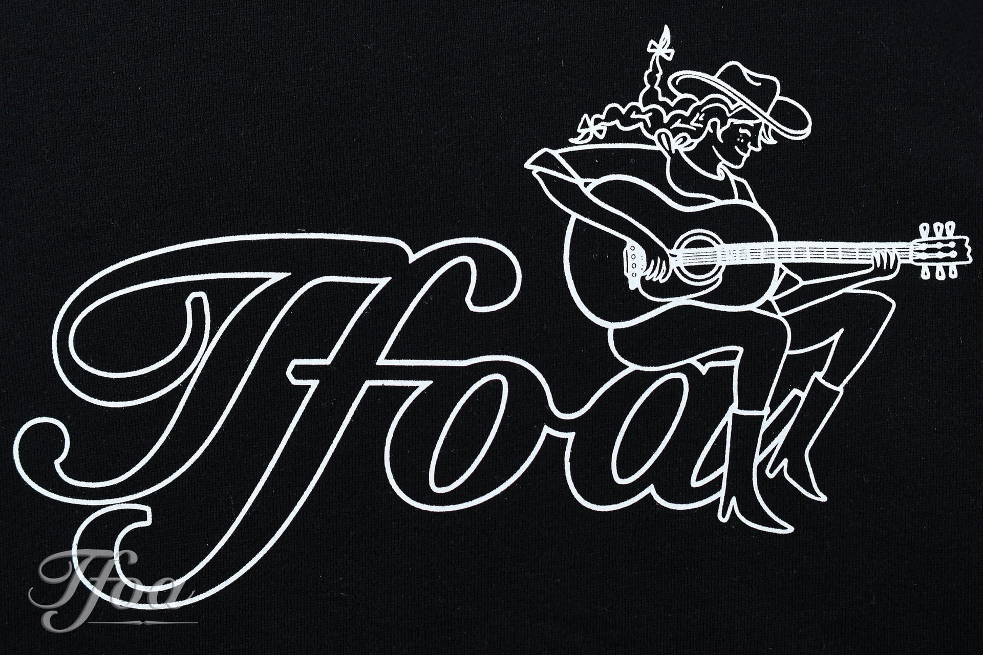 TFOA Zipped Hoodie Country Girl Black