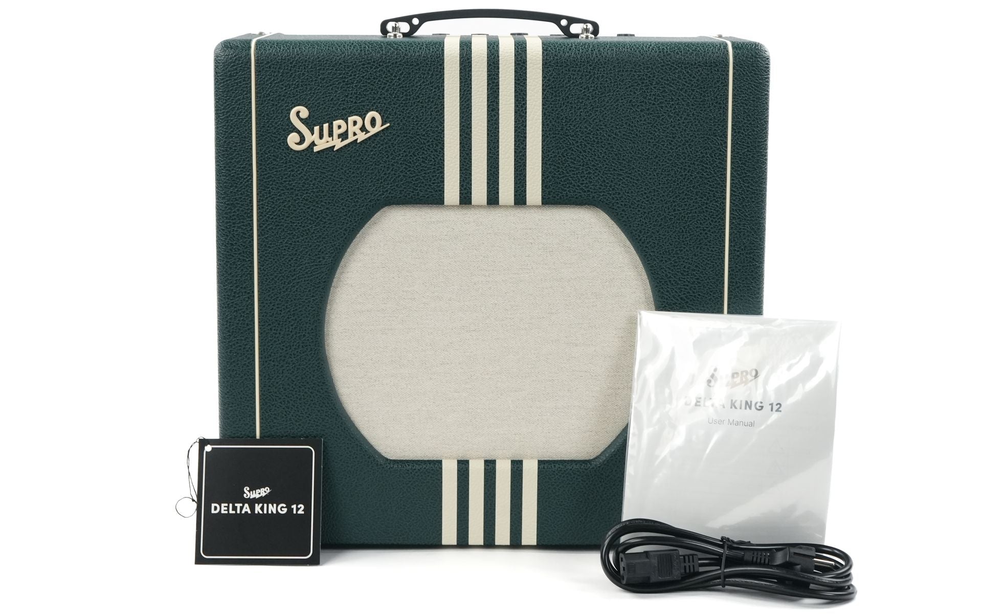 Supro Delta King 12 Emerald Green Cream