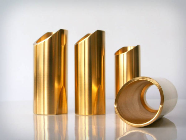 OTEBO CRAFTS【Slide What Brass Ver.】 The Rock Slide Polished Brass Slide Size S | TFOA