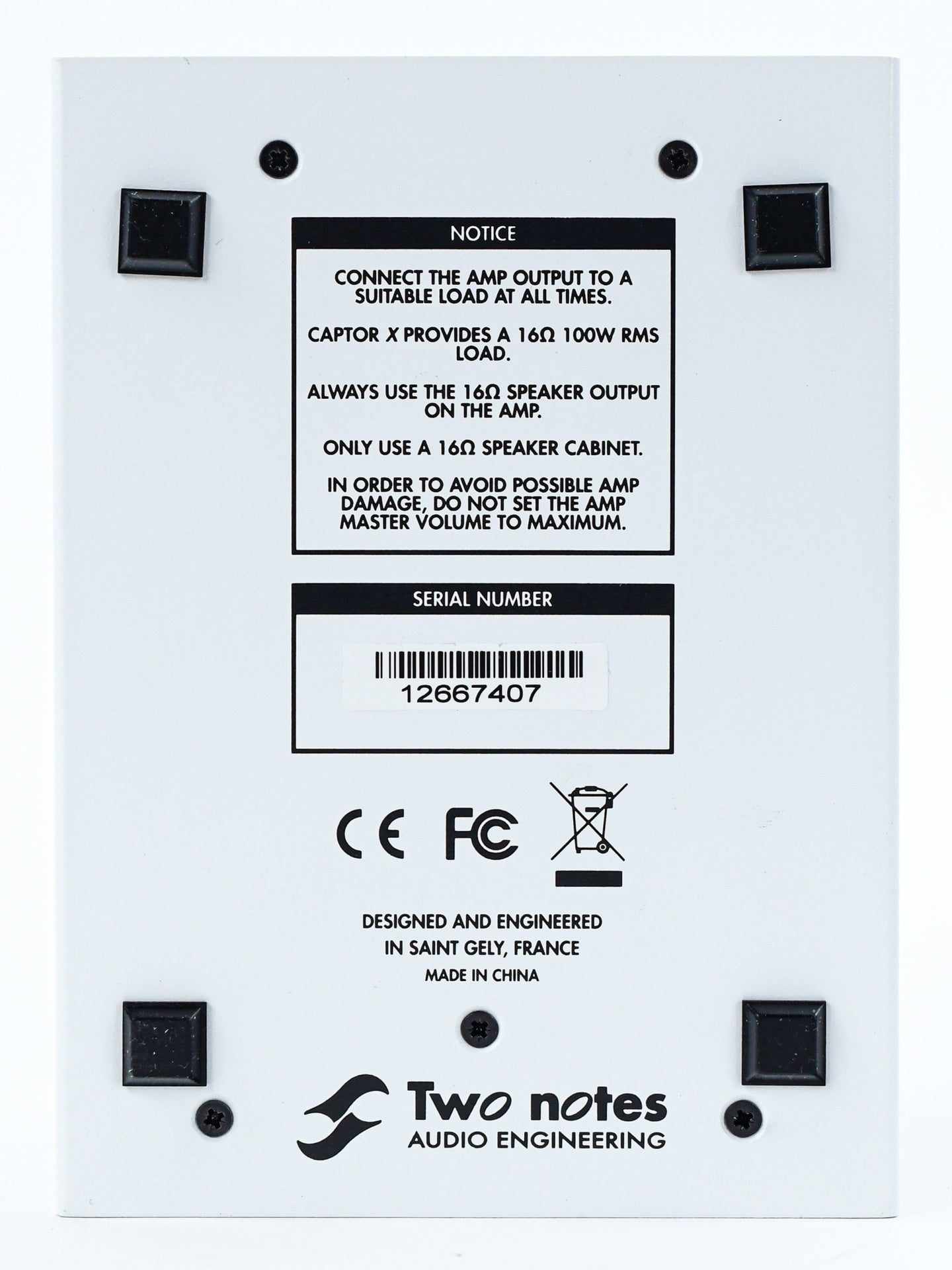 Two Notes Torpedo Captor X 16 Ohms