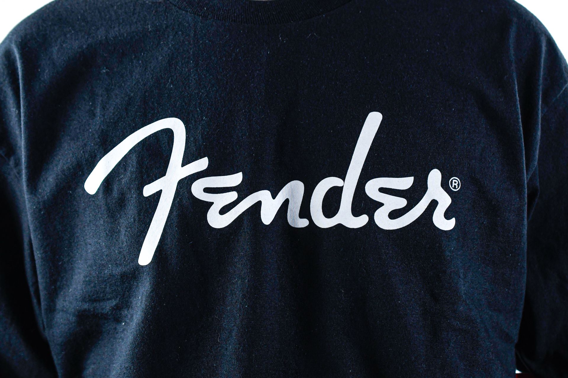 Fender Spaghetti Logo Long Sleeve Black