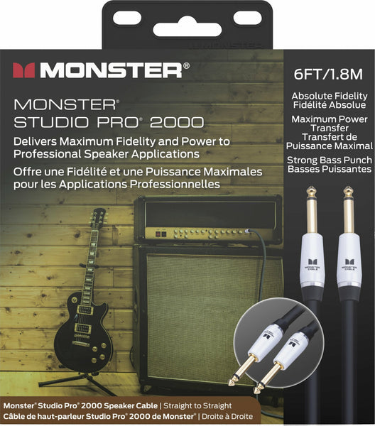 ケーブル・シールド Monster Studio Pro 1000 Speaker Cable 4m
