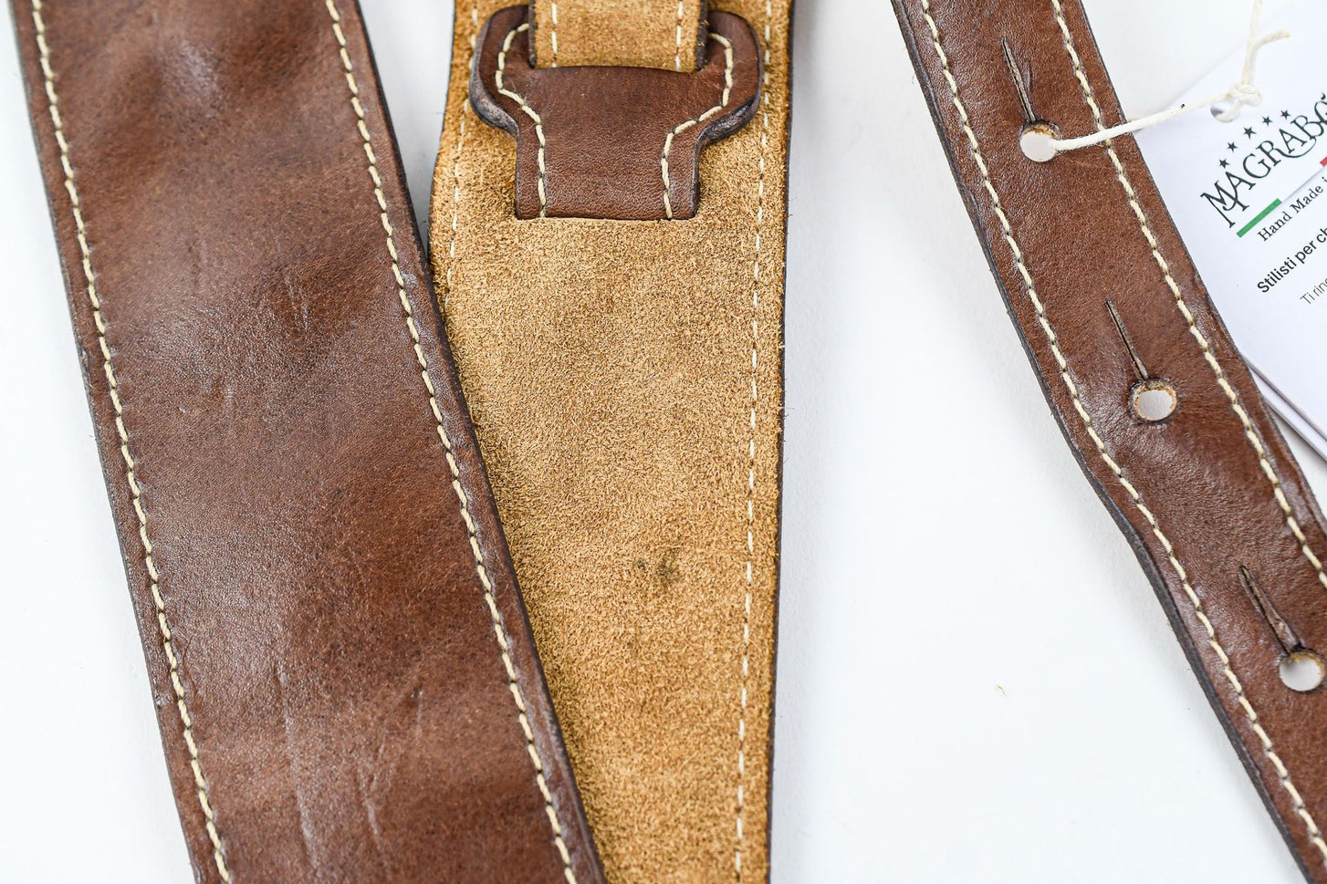 Magrabo Holes HS Stone Washed Mahogany 6cm - 4