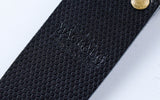 Magrabo Stripe SC Cotton Washed Olive Green 5cm Twinkle Black, Recta Brass Buckle - 4