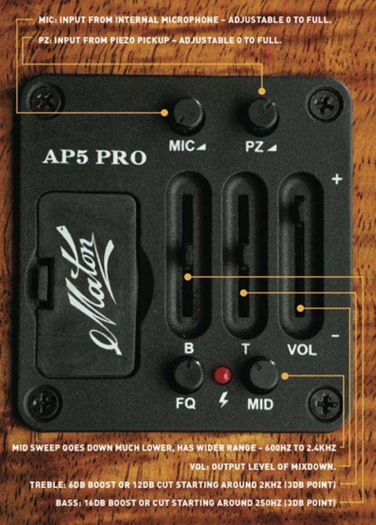 Maton AP5 Pro pickup - 2