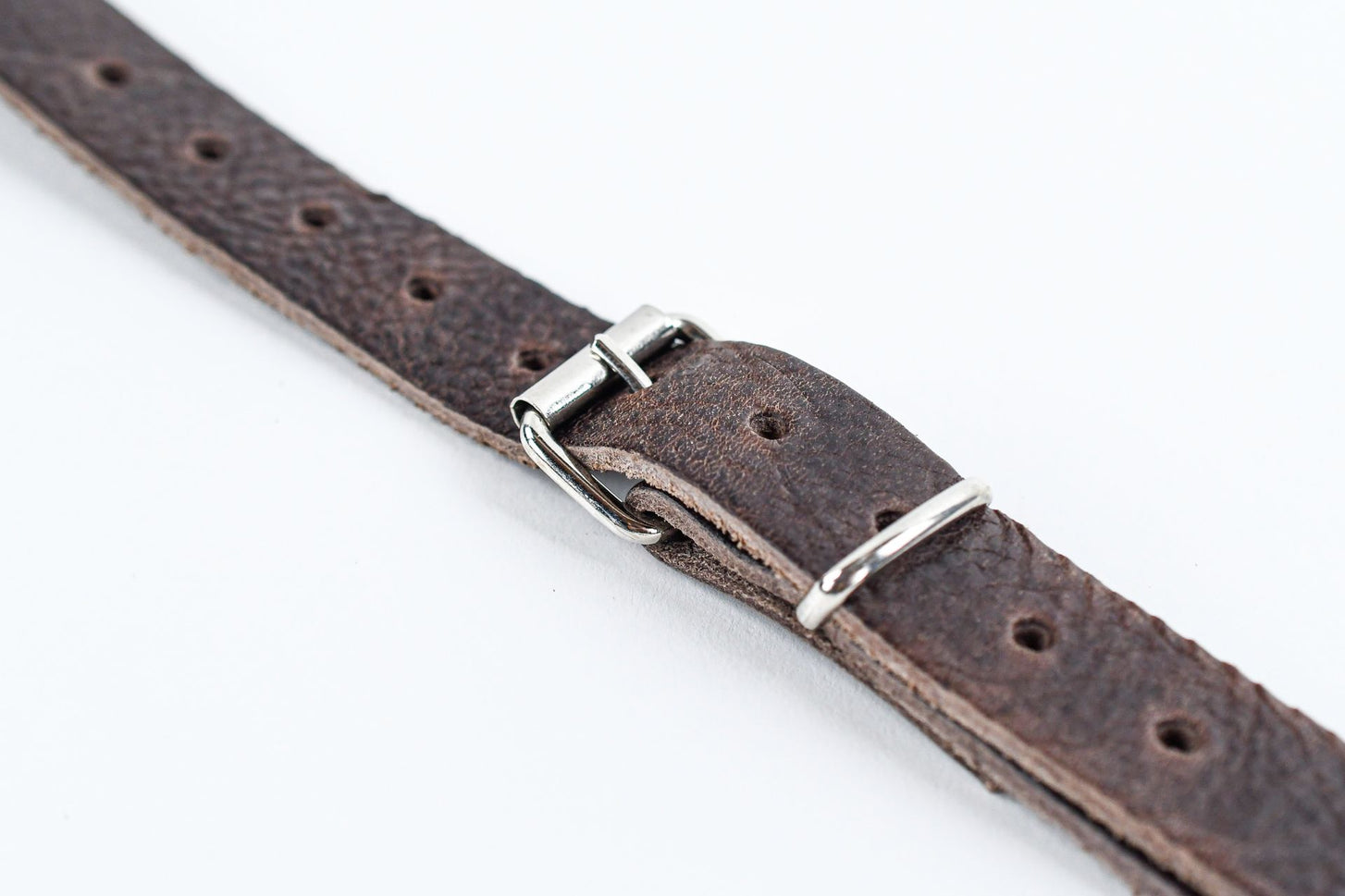 TFOA Liam's Leather Saddle Strap Brown - 4