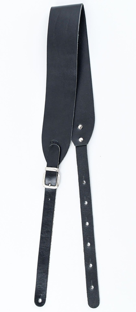 Liam's Wide Leather Guitar Strap Black-2.jpg