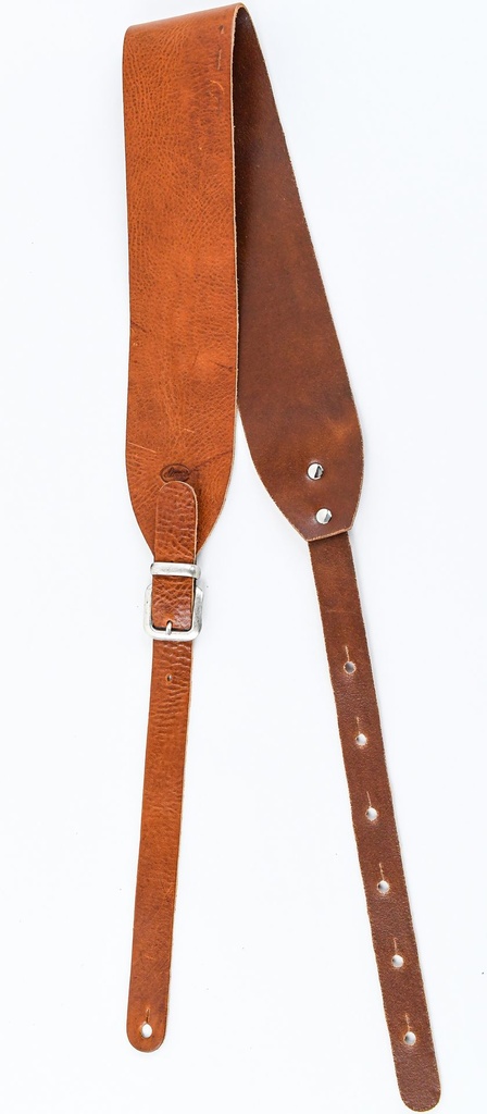 Liam's Wide Leather Guitar Strap Cognac-4.jpg