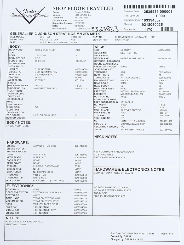 Fender Custom Shop Stratocaster Todd Krause Masterbuilt Eric Johnson Two Tone Sunburst 2024-2.jpg