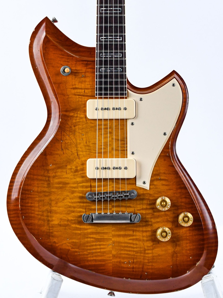 Novo Serus P2 Carve Top Flamed Maple Faded Tea Burst-5.jpg