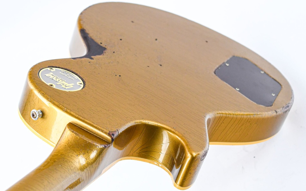 [LPR56M2M22506] Gibson 56 Les Paul Standard All Gold w-British Racing Stripes Murphy Lab Heavy Aged NH Custom-9.jpg