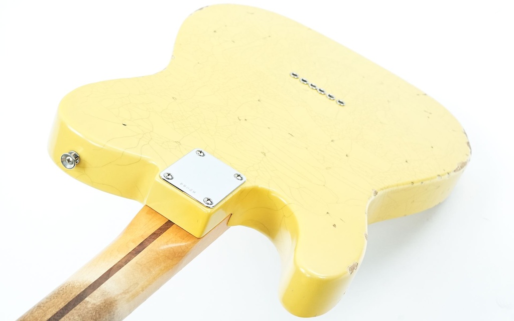 Del Tone 50s T Style Butterscotch Abachi Heavy Aged-10.jpg