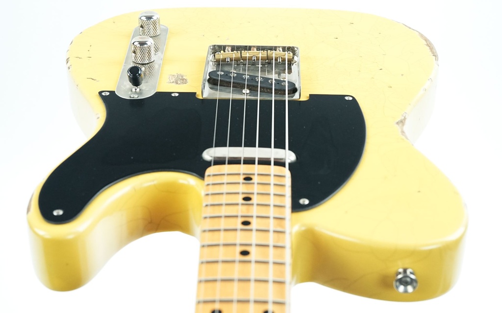 Del Tone 50s T Style Butterscotch Abachi Heavy Aged-13.jpg