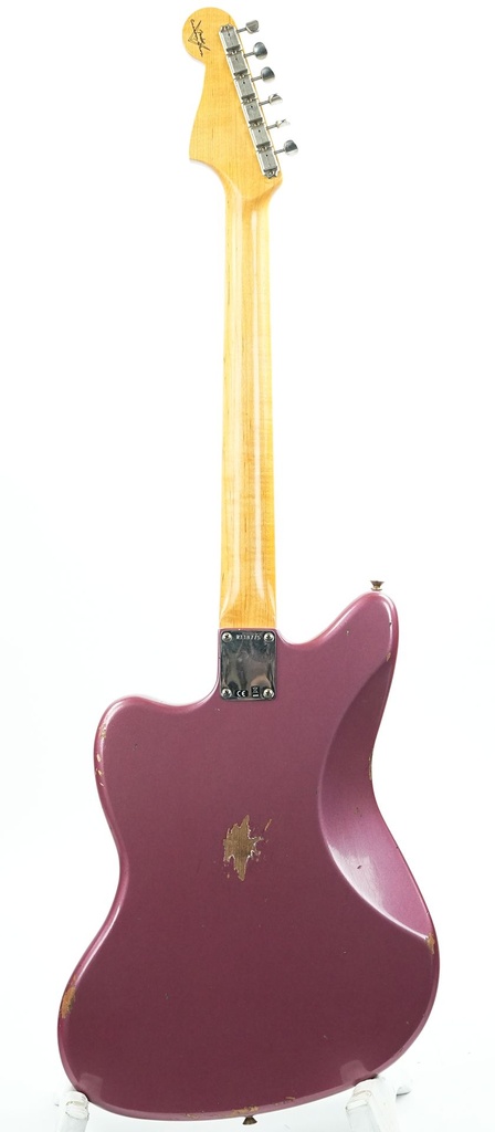 [R118775] Fender Custom Shop 61 Jazzmaster Burgundy Mist Metallic Relic 2022-8.jpg