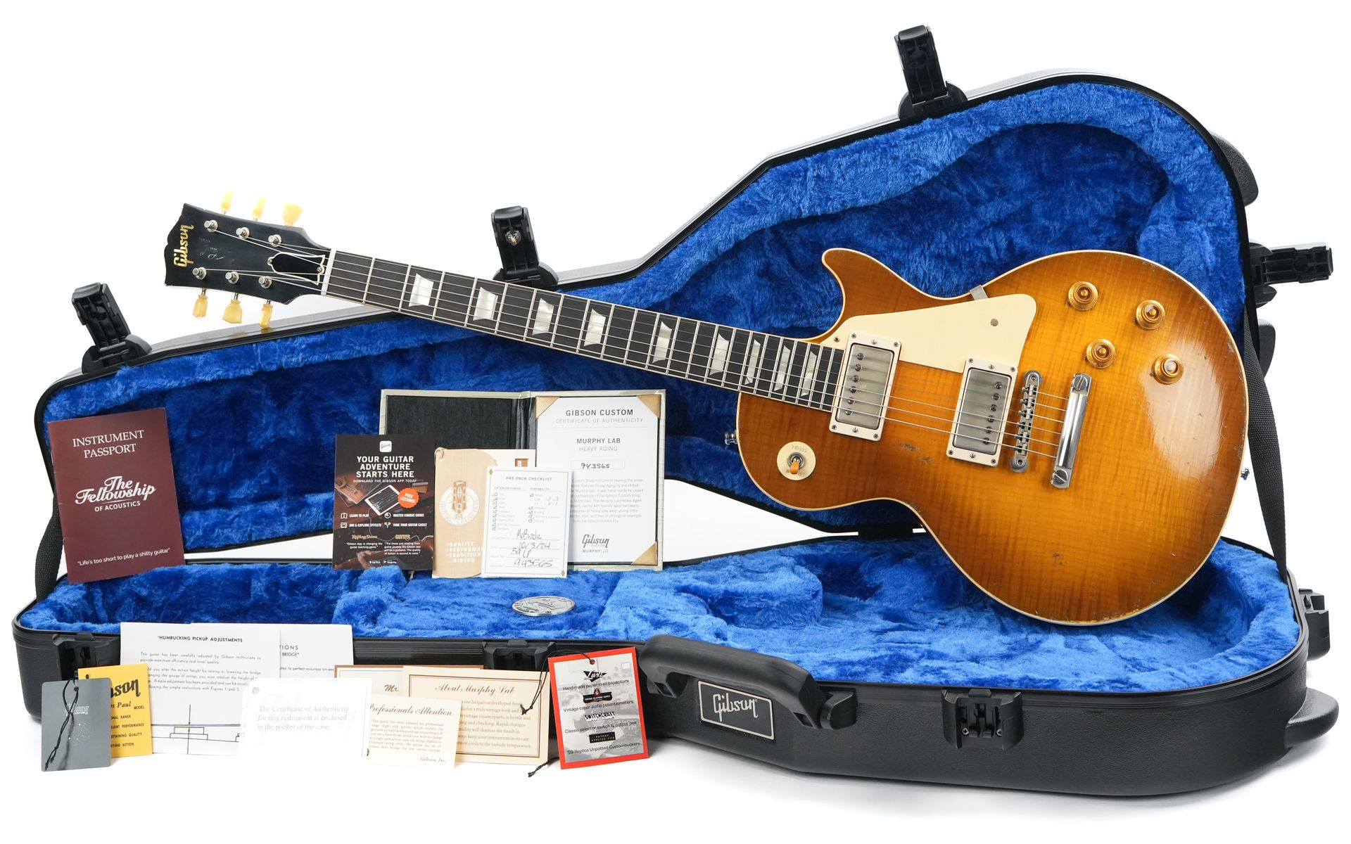 Gibson Custom Shop 1959 Les Paul Standard Murphy Lab Green Lemon Fade