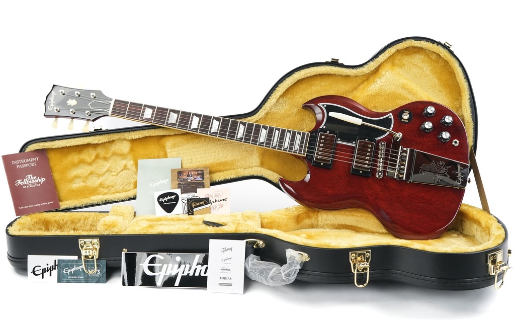 Epiphone 1964 SG Standard with Maestro Vibrola Reissue Cherry Red-1.jpg