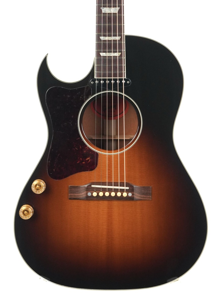 Gibson Customs Shop CF100E Vintage Sunburst Lefty 2008-3.jpg