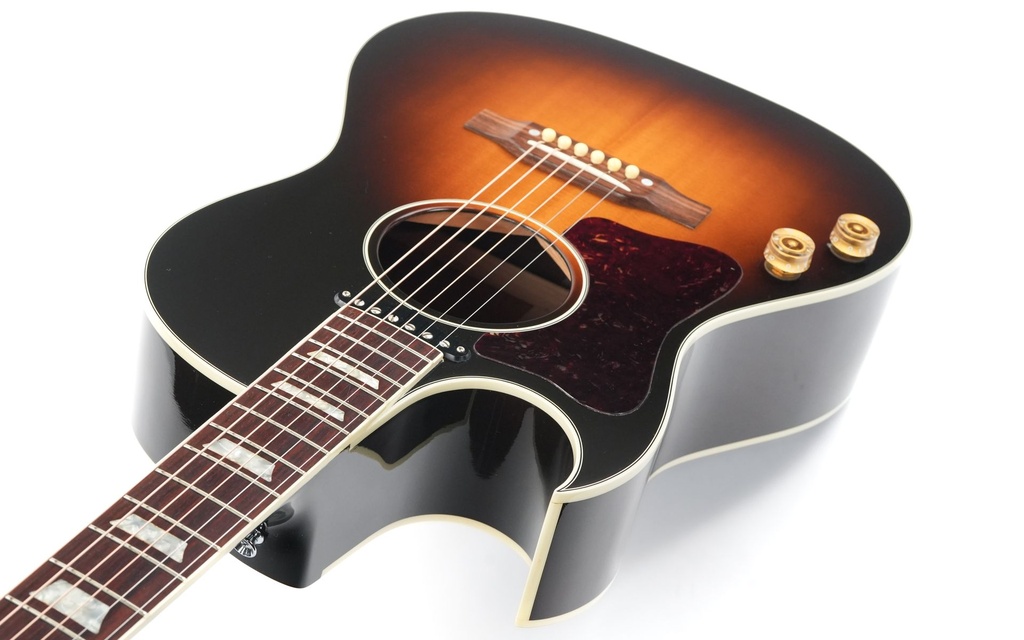 Gibson Customs Shop CF100E Vintage Sunburst Lefty 2008-8.jpg