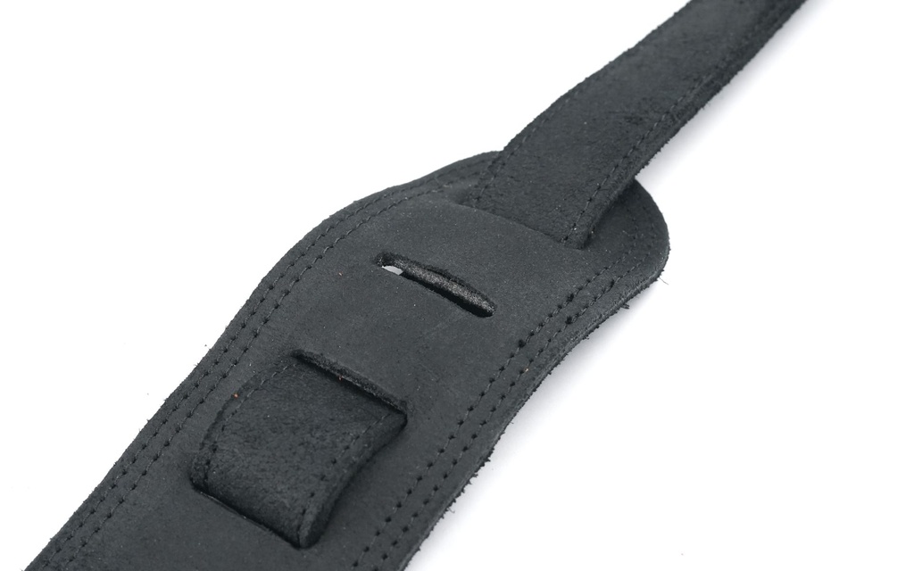 Liam's Leather Soft Guitar Strap Brown-2.jpg