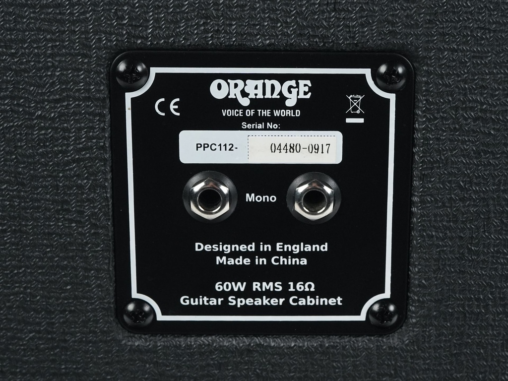 Orange PPC 112 Black Closed Back Speaker Cabinet-6.jpg