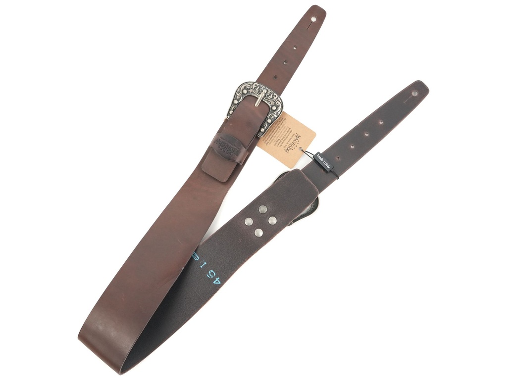 Magrabo Straps Tw in Buckle TC Core Marrone Scuro 7 cm fibbie Sun Argento-4.jpg