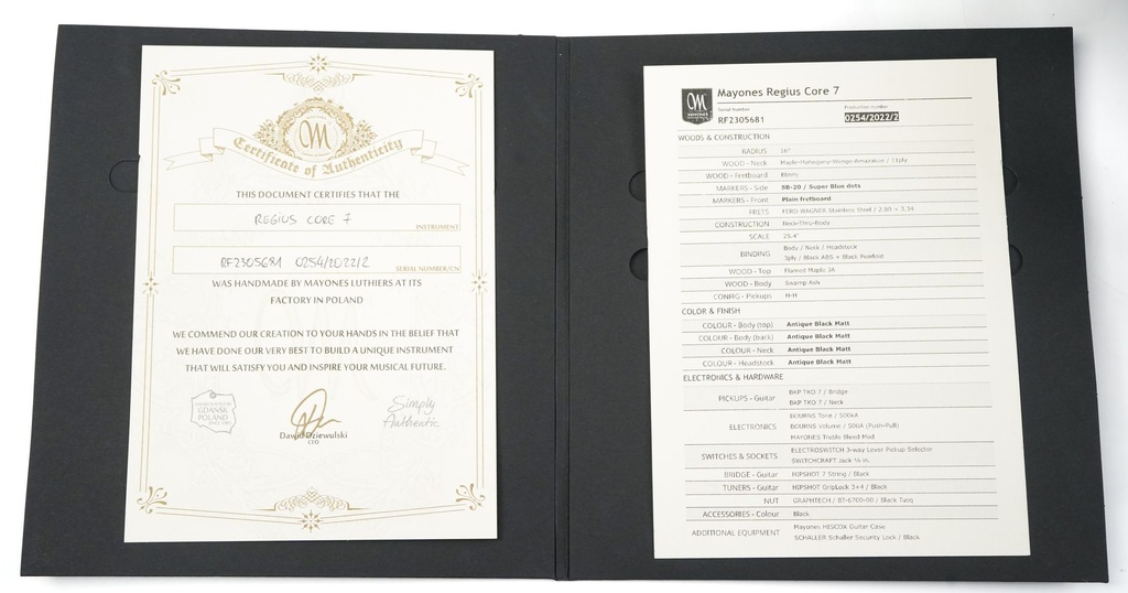 Mayones Regius Core 7 Trans Black Burst Satin 2025-2.jpg