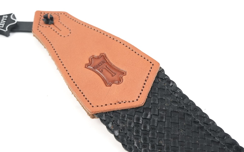 Levy's strap Tire, Diamonds, leather, bass strap-5.jpg