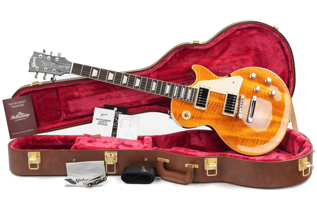 Gibson Les Paul Standard 60s Figured Top Honey Amber Honey Amber-1.jpg