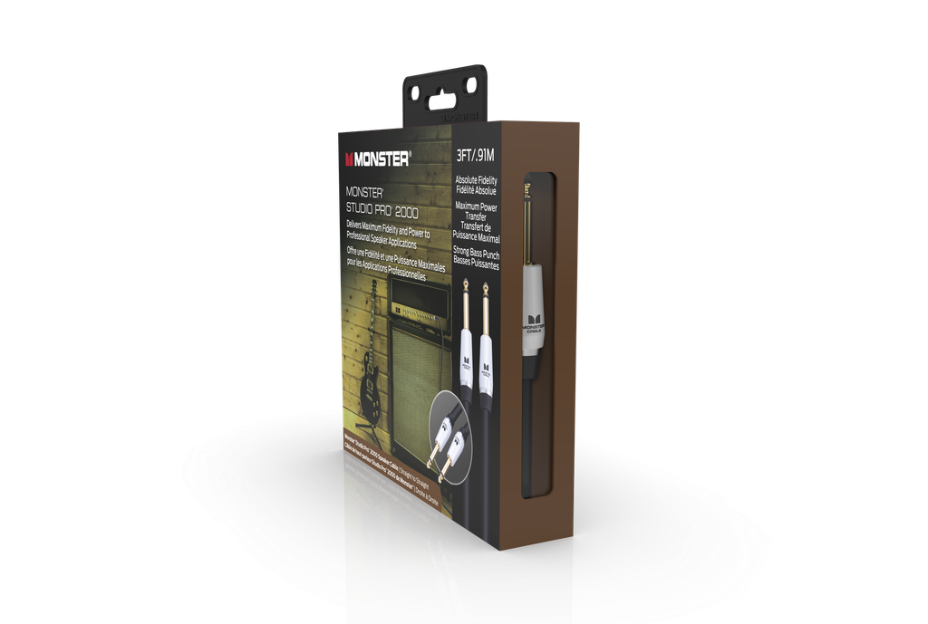 Monster Studio Pro 2000 Speaker Cable 0,91m Straight Straight