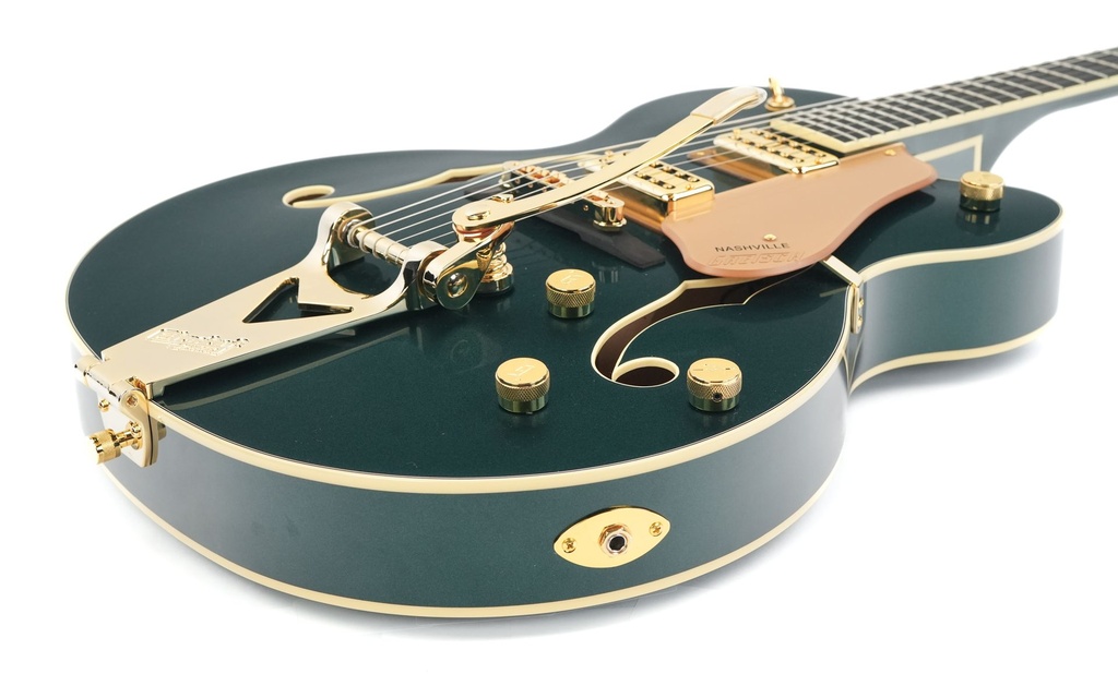 Gretsch Synchromatic Nashville Hollow Body Single-Cut Bigsby Cadillac Green-12.jpg