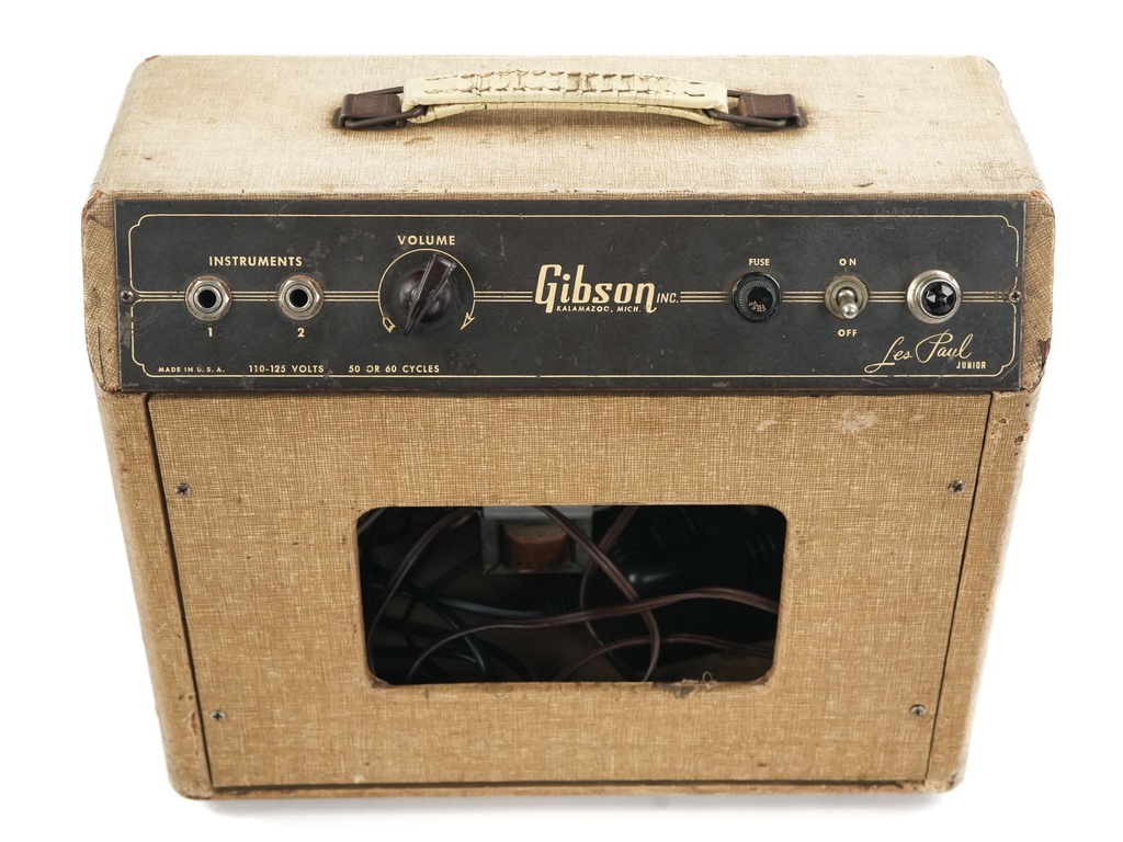 Gibson Les Paul Junior Sunburst & GA5 Amp Original set 1955-17.jpg