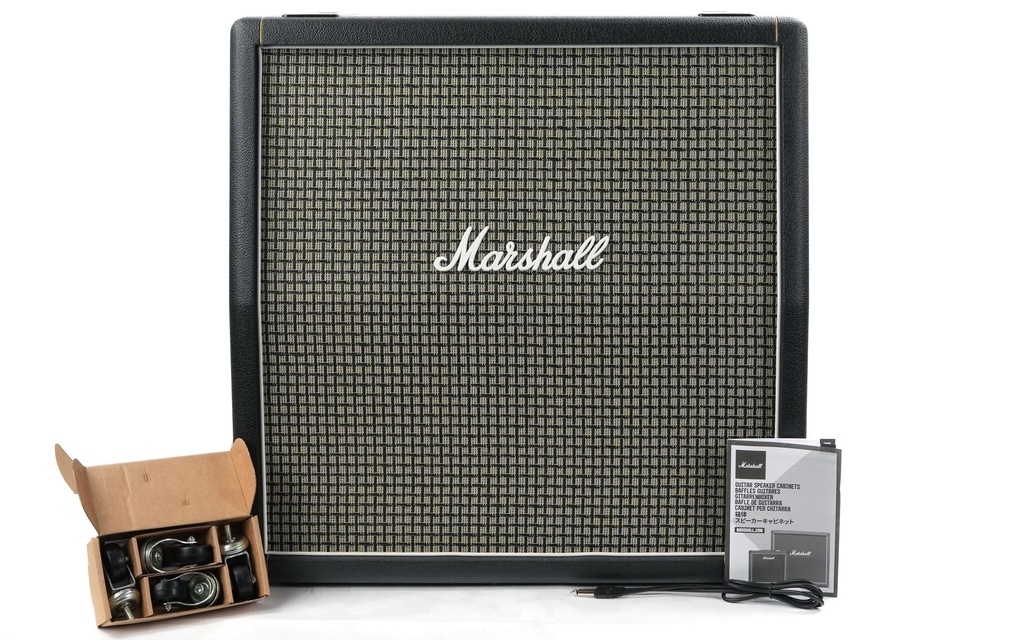 Marshall 4x12" 100W Classic Angled Cabinet with G12-25 Greenback speakers - Castors Included-1.jpg