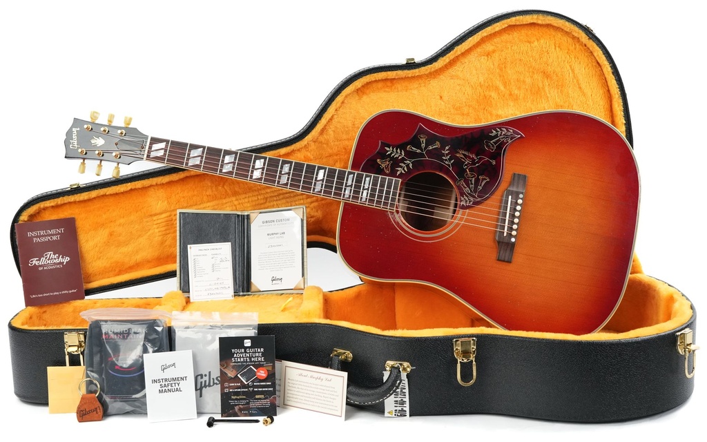 Gibson 1960 Hummingbird Light Aged Heritage Cherry Sunburst.jpg