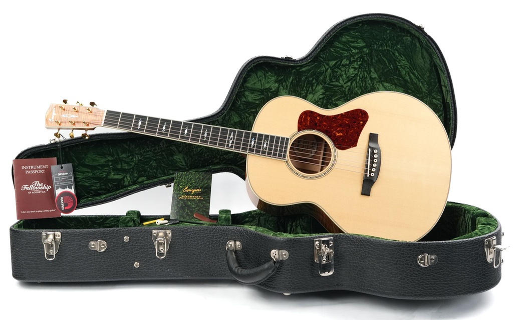 Bourgeois The One Fifty SJ Adirondack Flamed Koa 2024.jpg