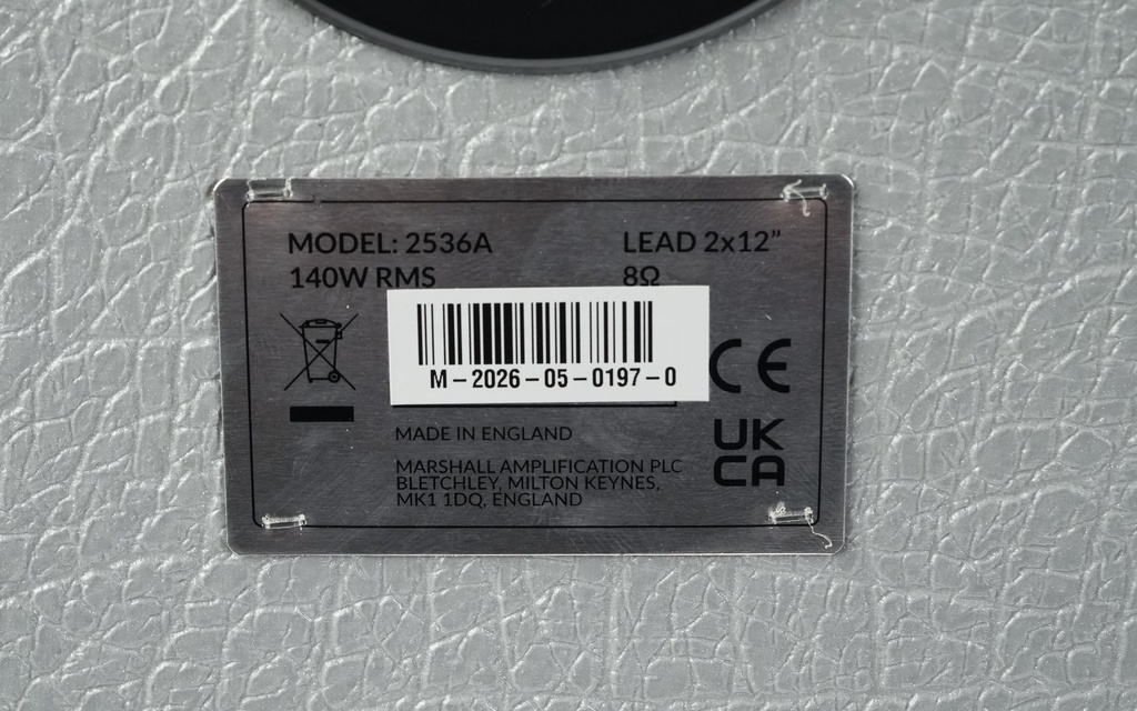 Marshall Silver Jubilee 140W Vertical 2x12" 8ohm Mono  SJ Plaque, No Skid Trays w-G12 Vintage 30 spkrs-6.jpg