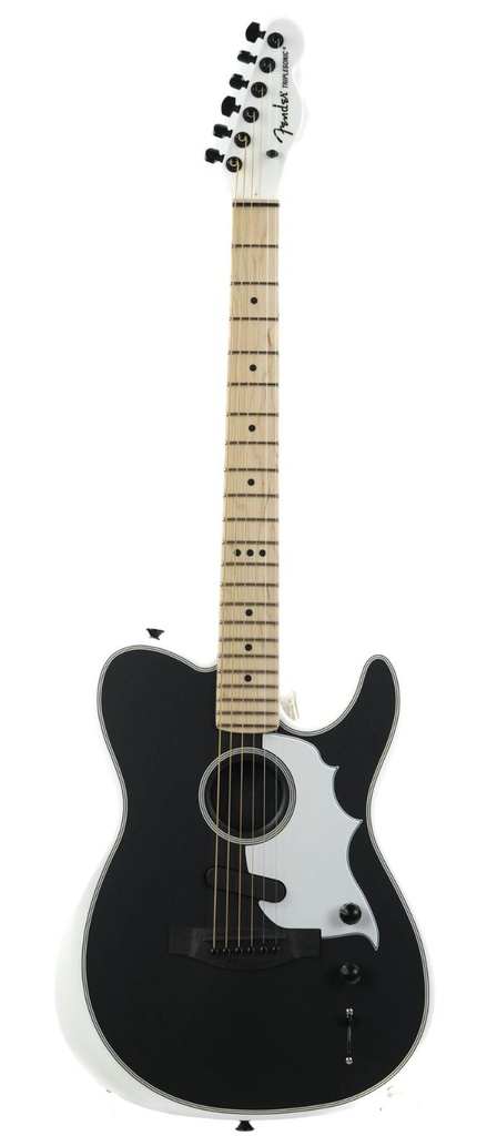 Fender Jack White Triplesonic Acoustasonic Telecaster Blacktop