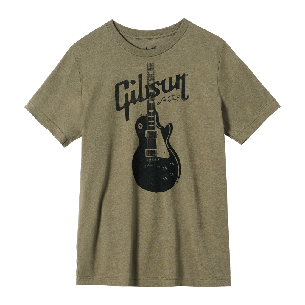 Gibson Les Paul Tee - Heather Olive