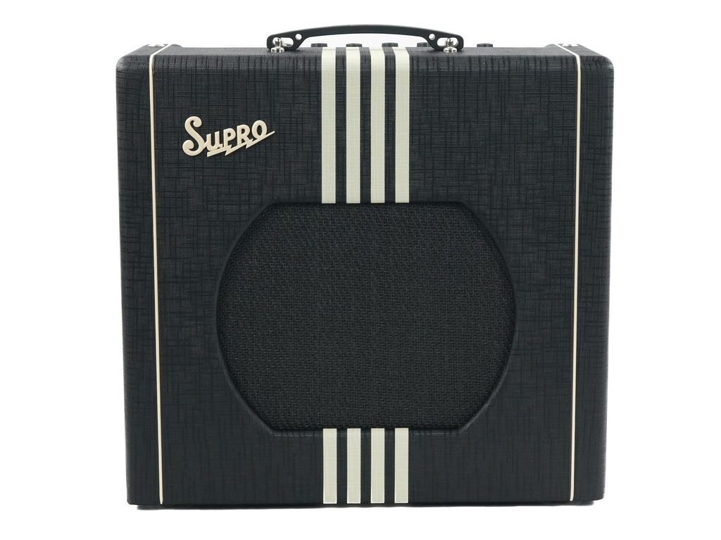 Supro Delta King 12 Black Cream