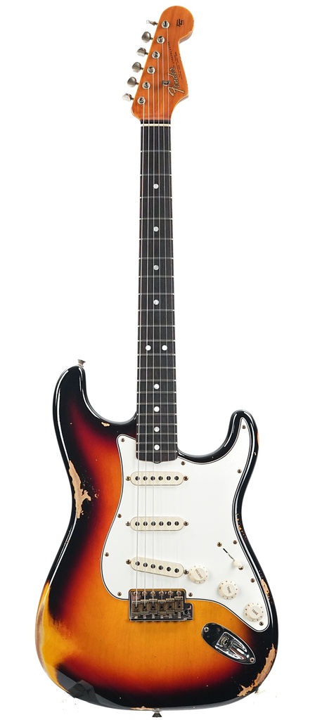 Fender Custom Shop 1965 Stratocaster 3 Color Sunburst Heavy Relic 2025