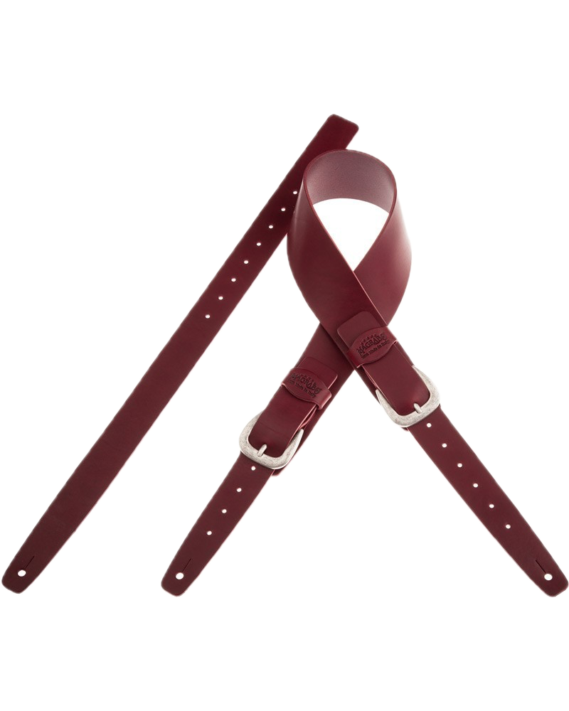 Magrabo Straps Tw in Buckle TC Core Bordeaux 7 cm fibbie Classic Argento