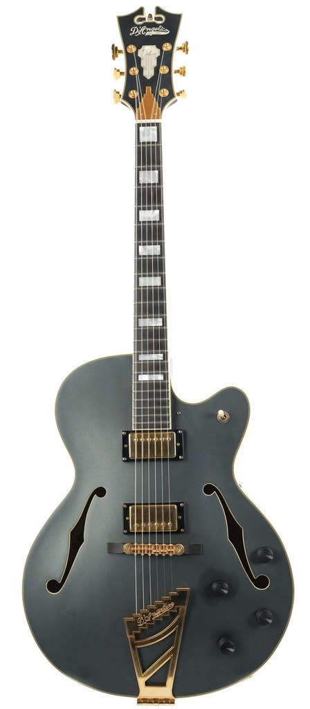 D'Angelico Deluxe DH Matte Midnight 2017