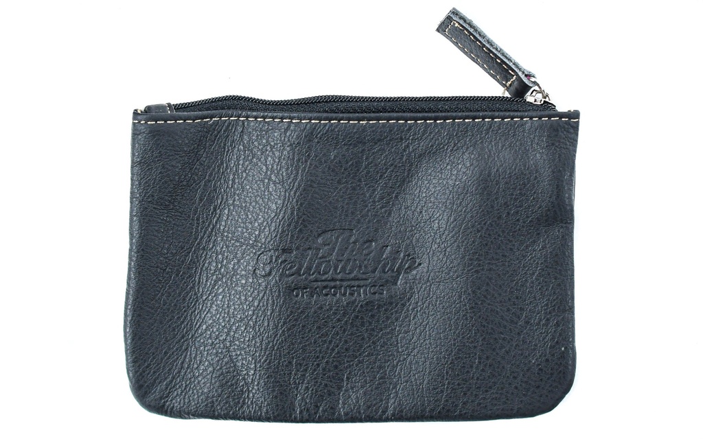 TFOA Leather Pouch Black